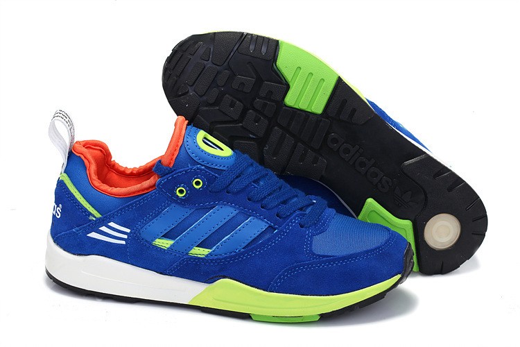 Mens Adidas Originals 2014 Tech super 2.0 Year of horse Classic blue/Green/Orange